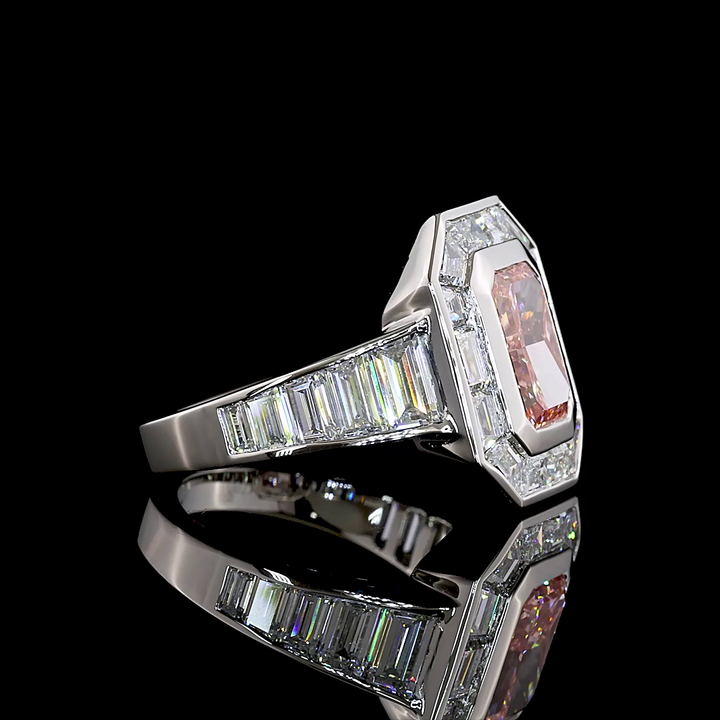 Platinum Lab Diamond Ring