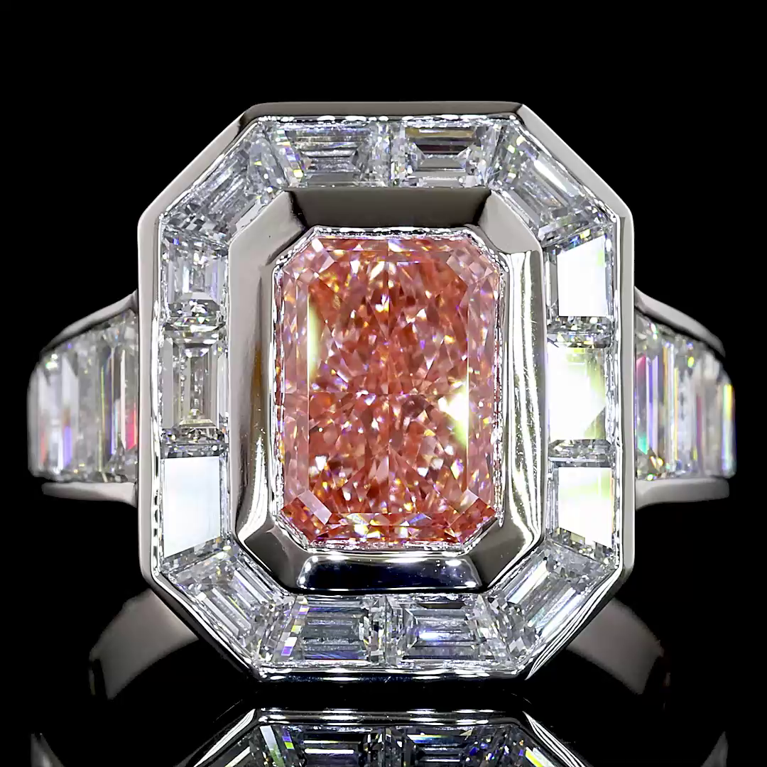 Platinum Lab Diamond Ring
