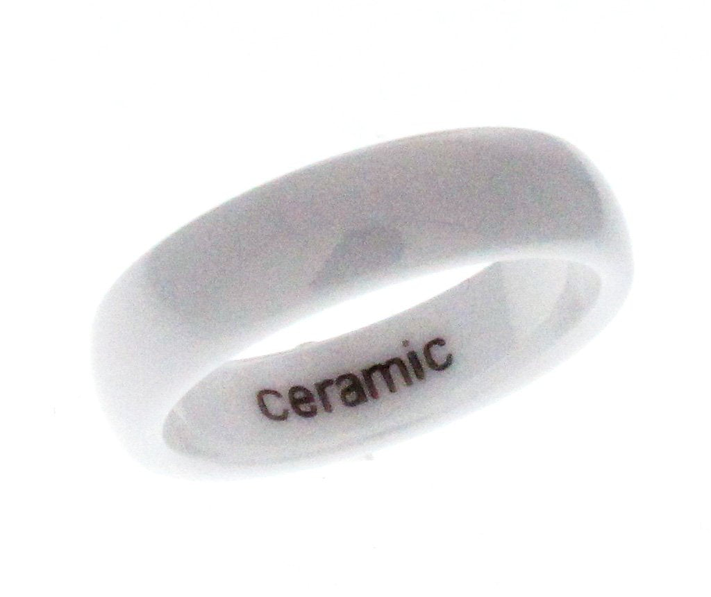 White Ceramic Band