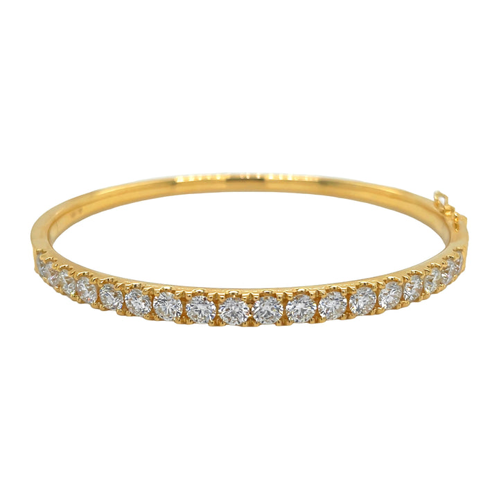 18kt Yellow Gold Diamond Bangle