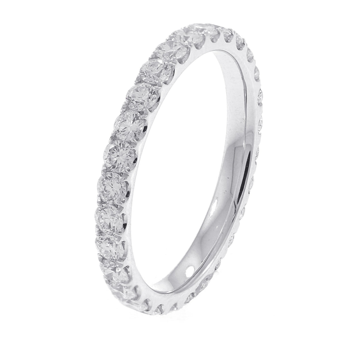 18kt White Gold Diamond Eternity Band