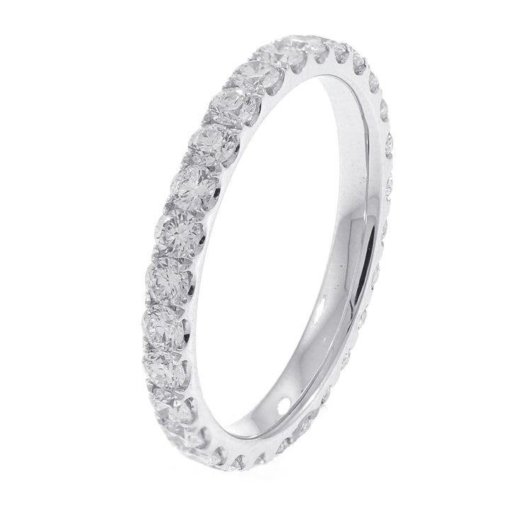 18kt White Gold Diamond Eternity Band