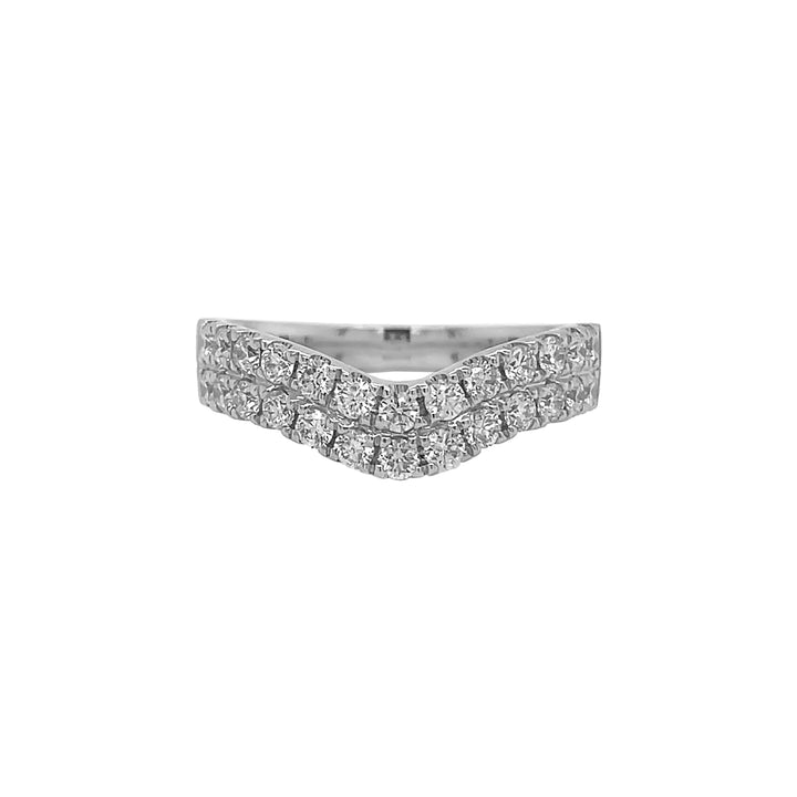 18kt White Gold Diamond Band