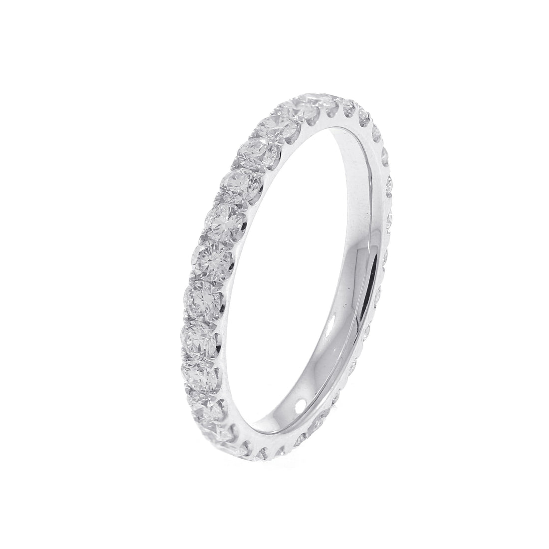 18kt White Gold Diamond Eternity Band