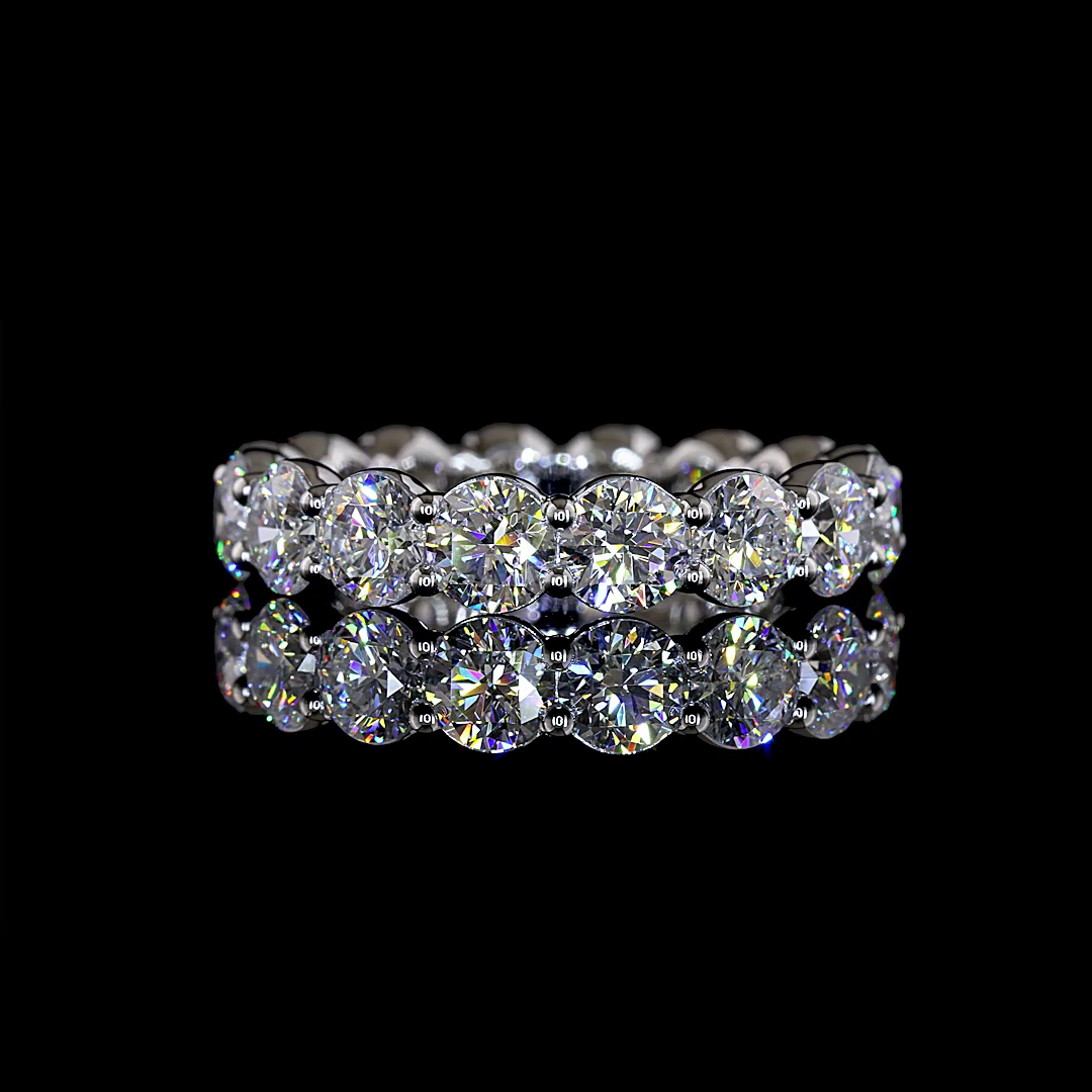 14kt White Gold Lab Diamond Eternity Band