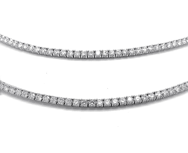 18kt White Gold Diamond Necklace