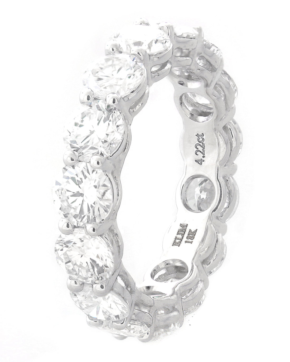 18kt White Gold Diamond Eternity Band