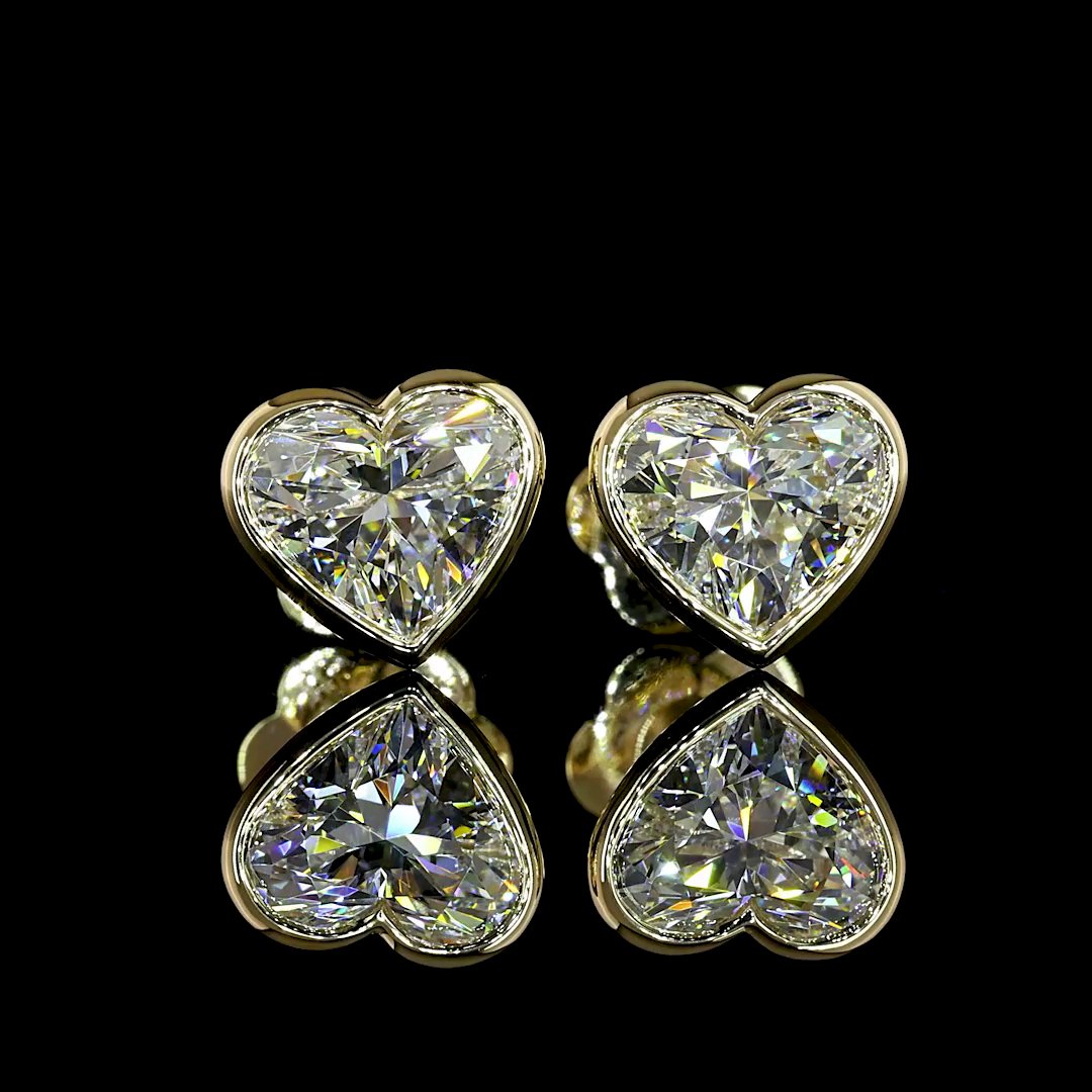 14kt Yellow Gold Lab Diamond Studs