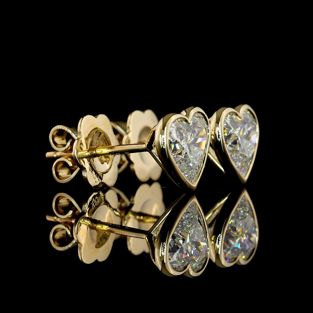 14kt Yellow Gold Lab Diamond Studs