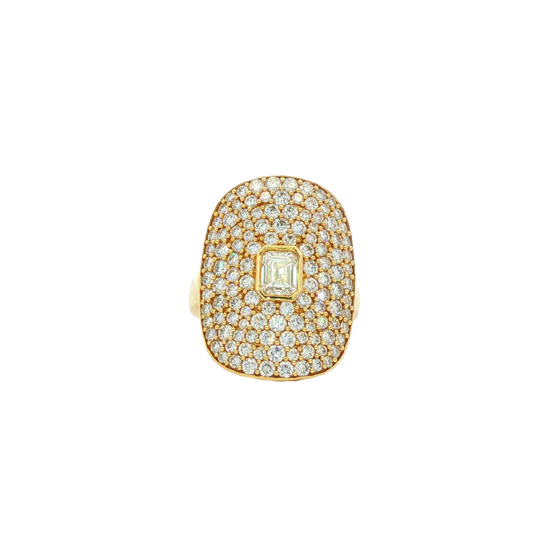 14kt Yellow Gold Lab Diamond Ring