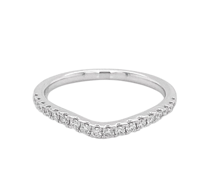 18kt White Gold Diamond Band