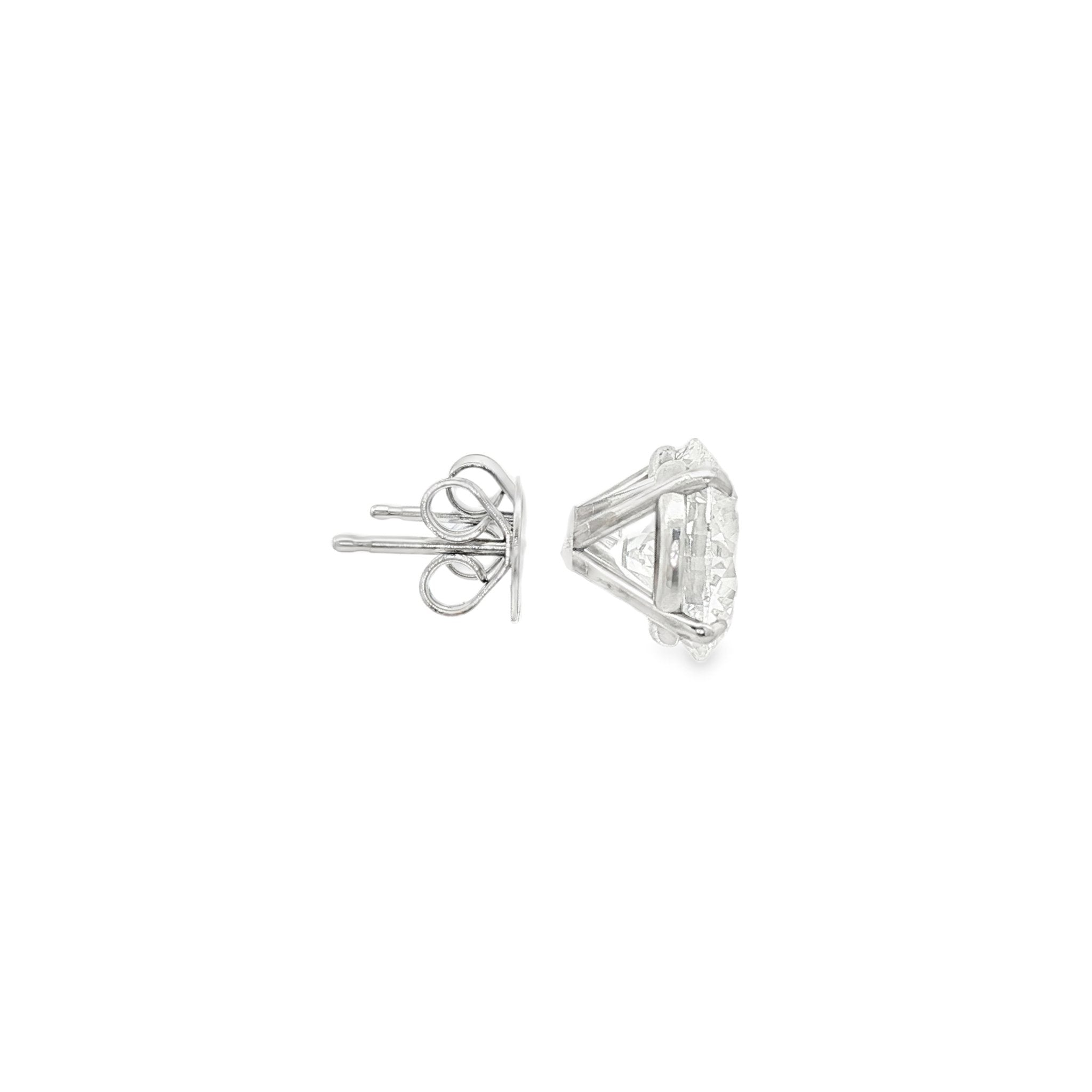 14kt White Gold Lab Diamond Studs