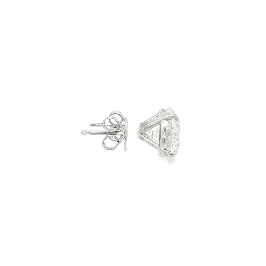 14kt White Gold Lab Diamond Studs