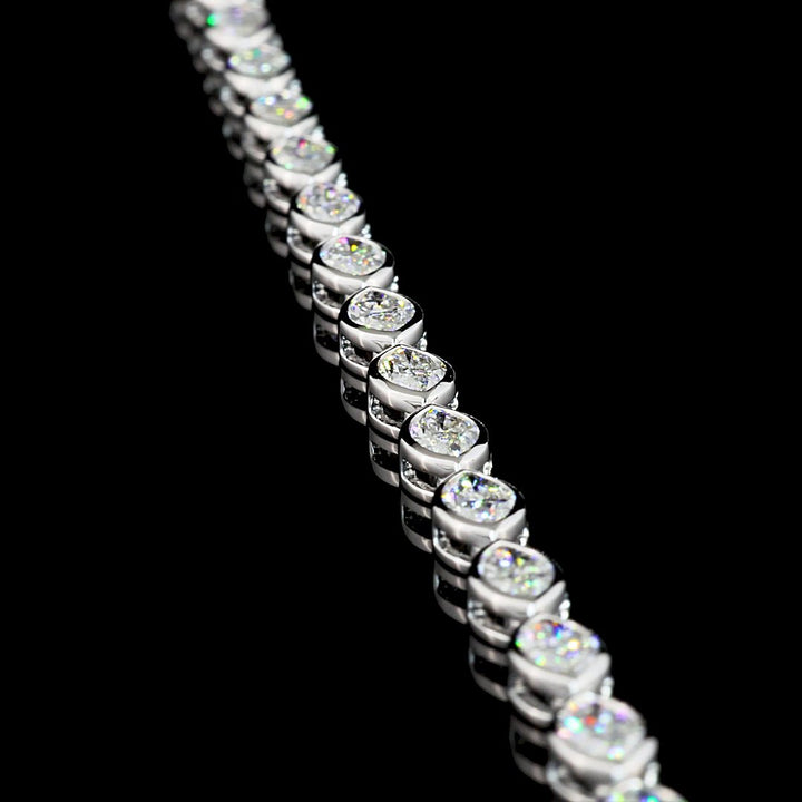 14kt White Gold Lab Diamond Tennis Necklace