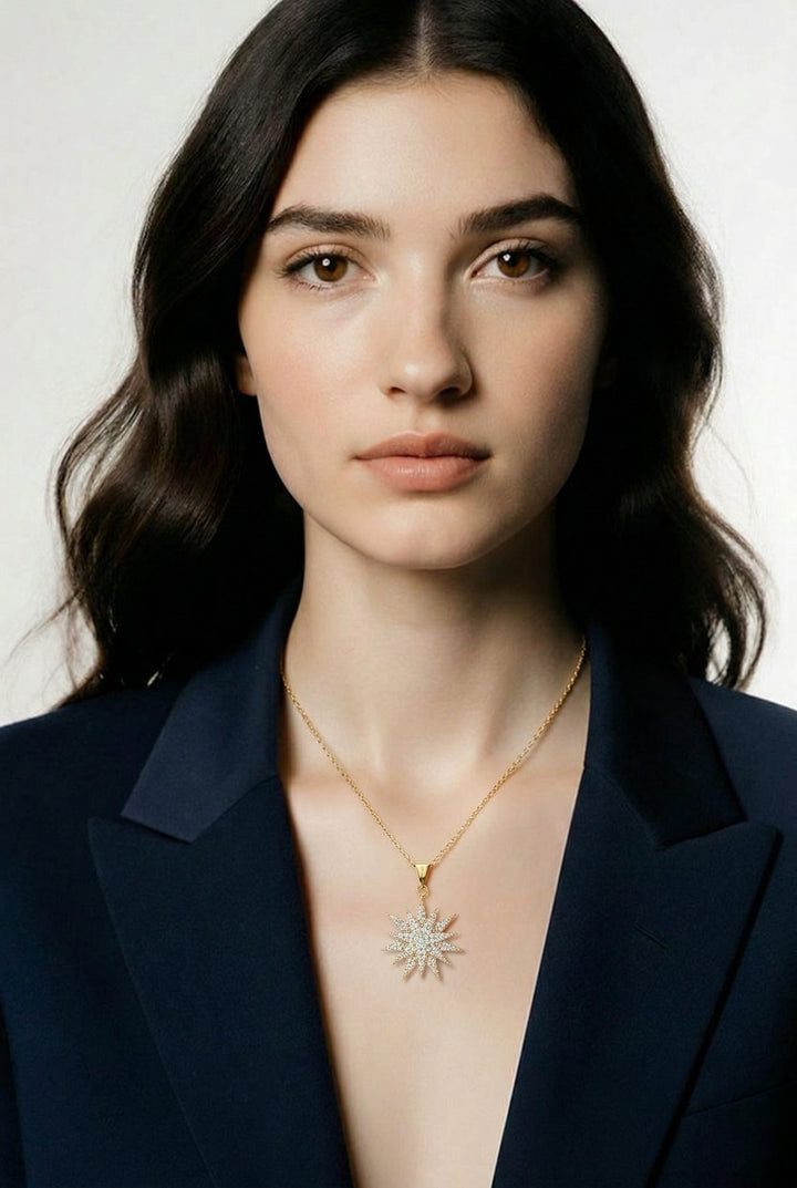 18kt Yellow Gold Diamond Pendant