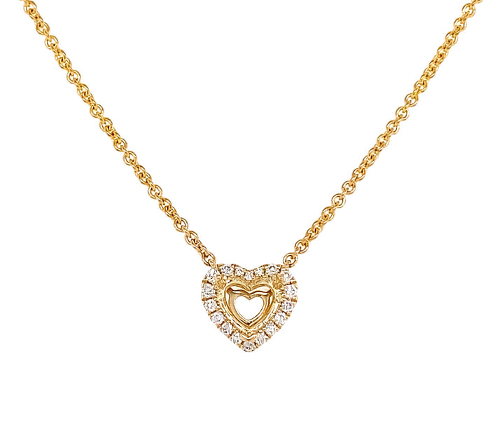 18kt Yellow Gold Diamond Pendant