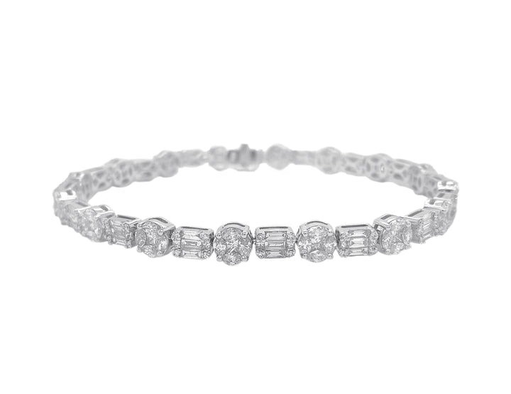 18kt White Gold Diamond Bracelet
