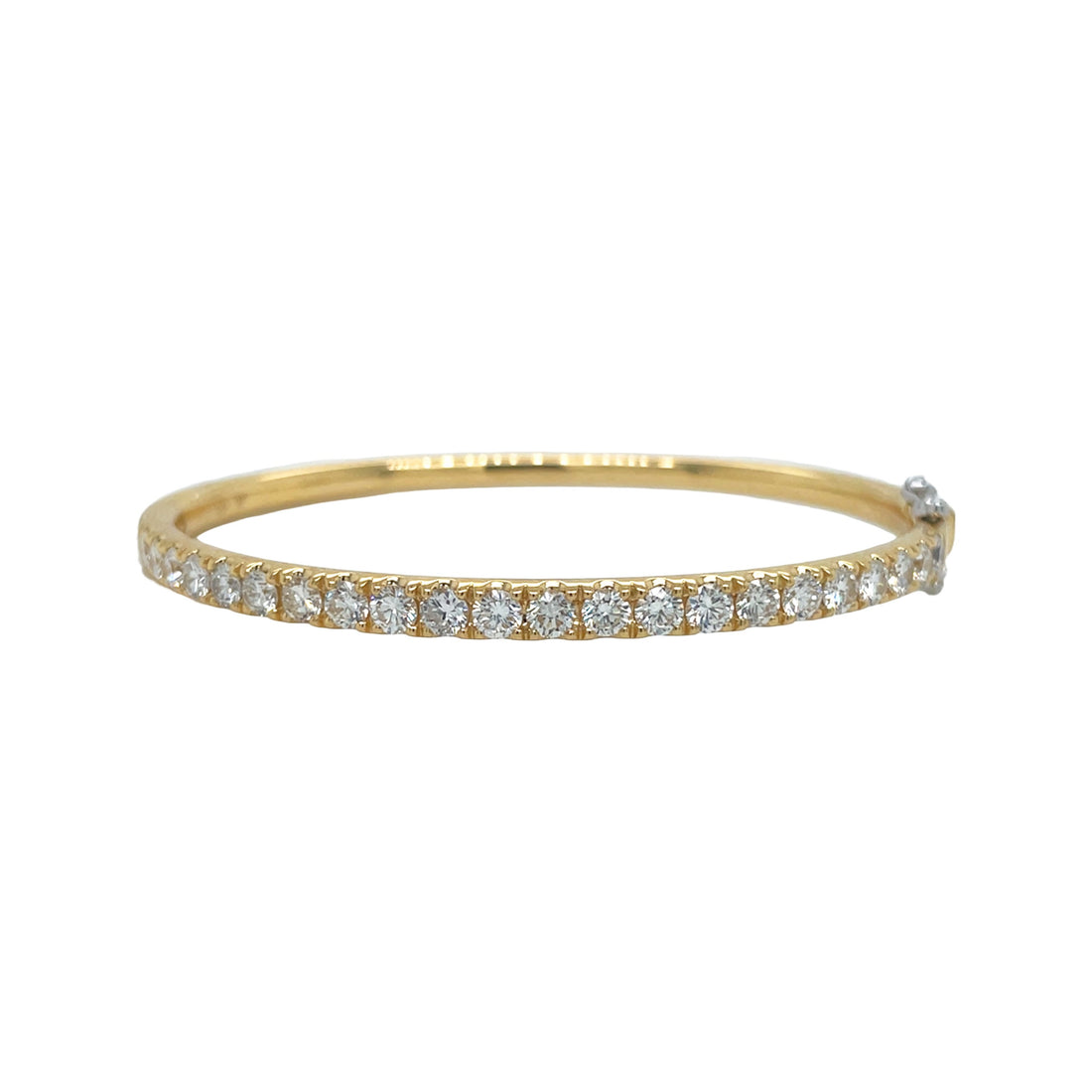 18kt Yellow Gold Diamond Bangle
