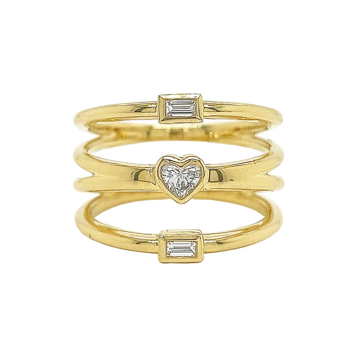 18kt Yellow Gold Diamond Ring
