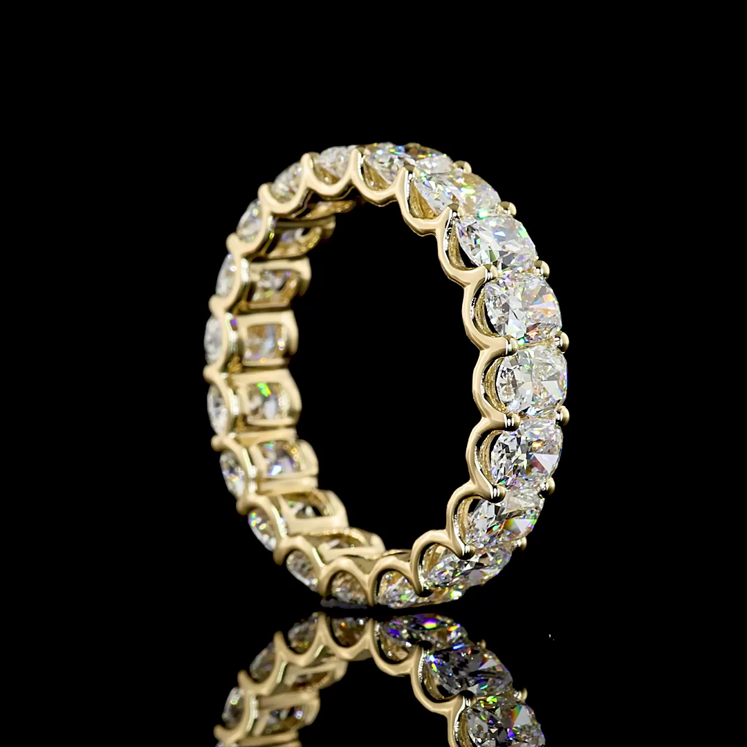 14kt Yellow Gold Lab Diamond Eternity Band