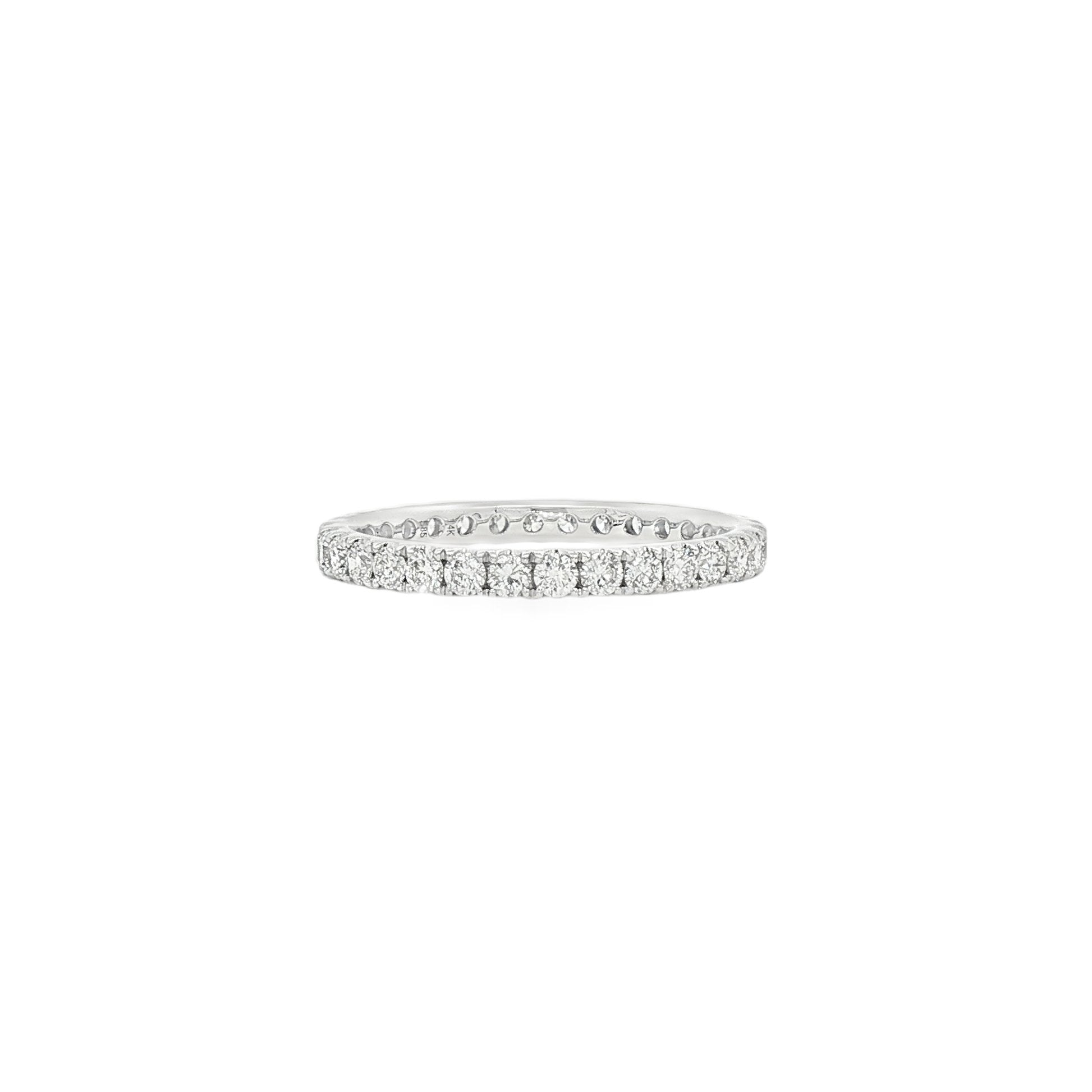 14kt White Gold Lab Diamond Eternity Band
