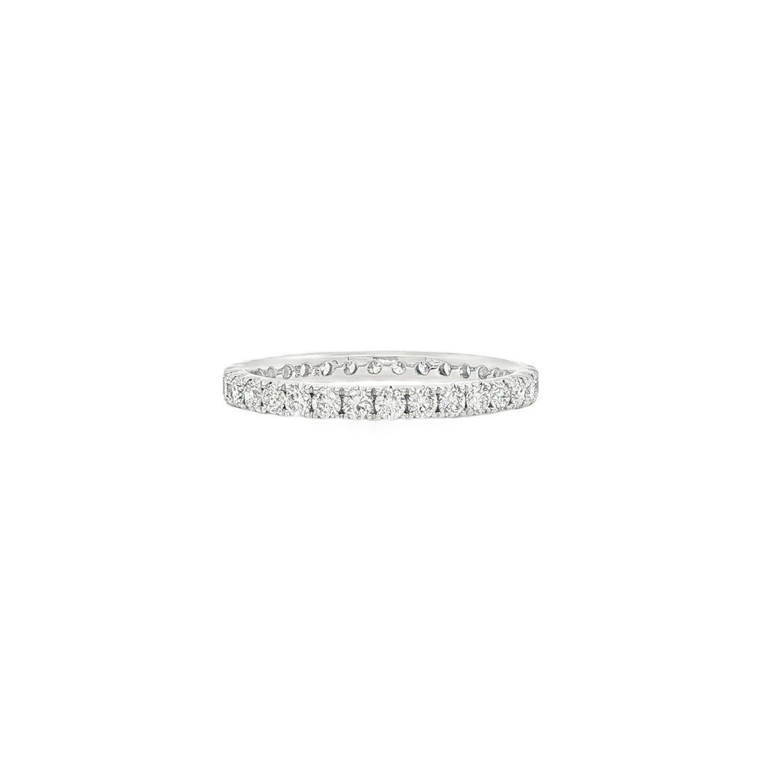 14kt White Gold Lab Diamond Eternity Band