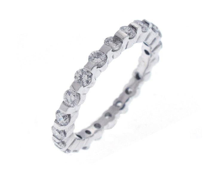 14kt White Gold Diamond Eternity Band