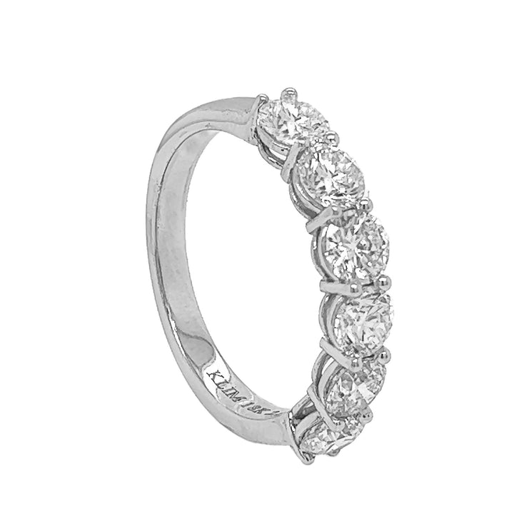 18kt White Gold Diamond Band