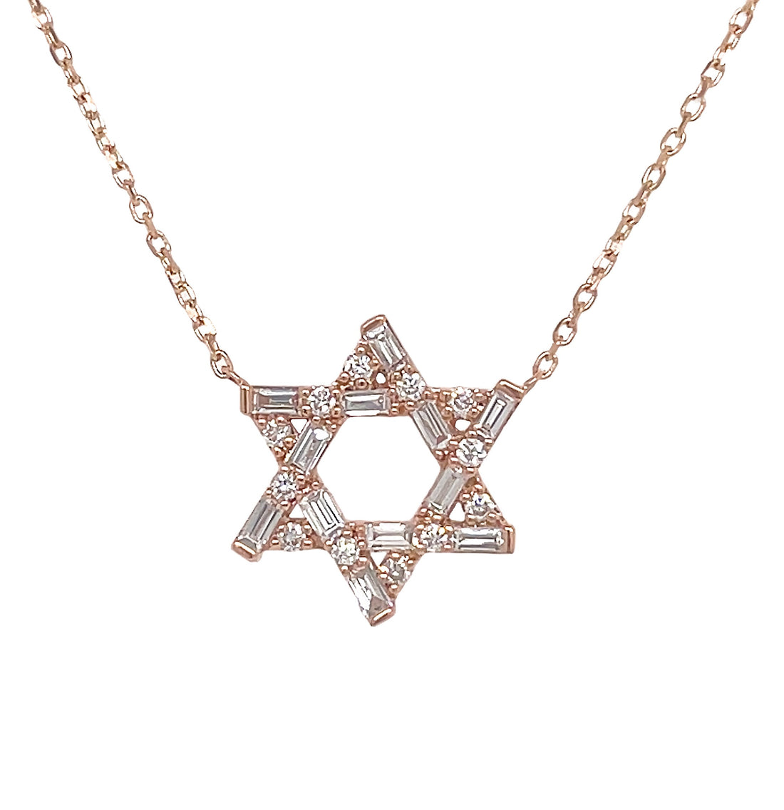 18kt Rose Gold Diamond Pendant
