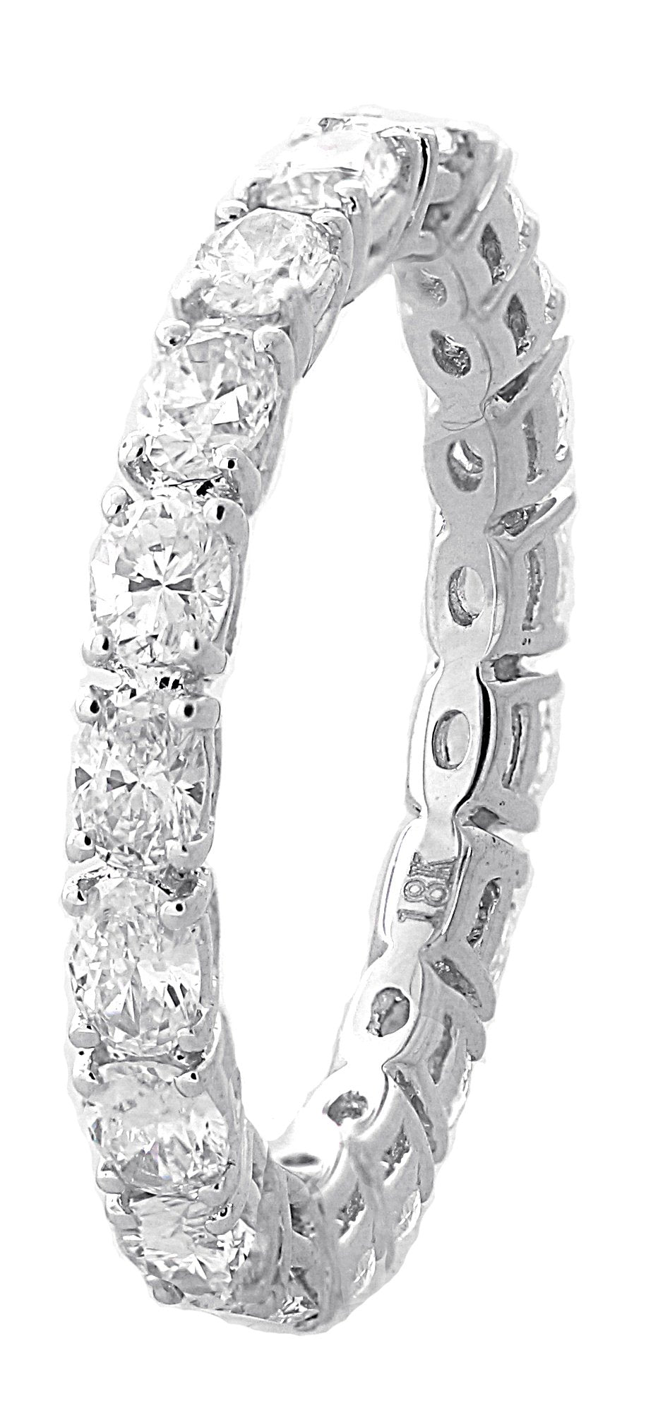 18kt White Gold Diamond Eternity Band