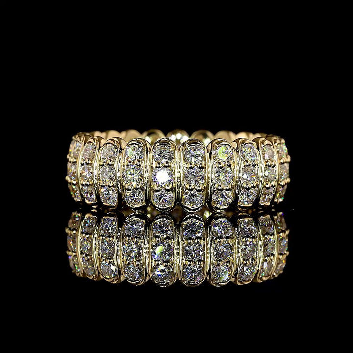 14kt Yellow Gold Lab Diamond Eternity Band