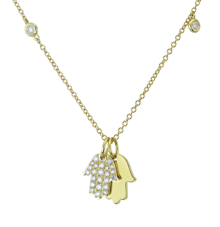 18kt Yellow Gold Diamond Pendant