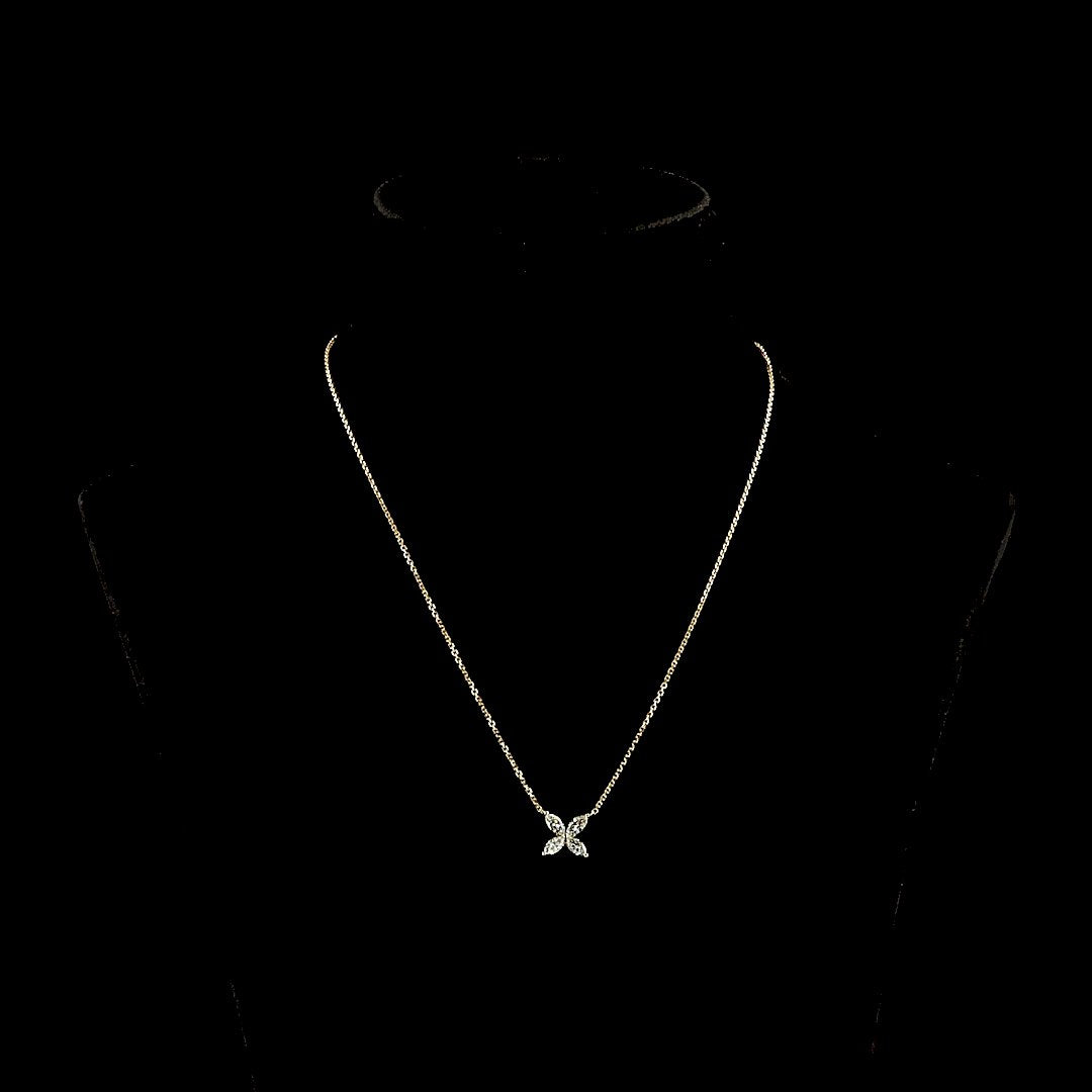 14kt Yellow Gold Lab Diamond Pendant
