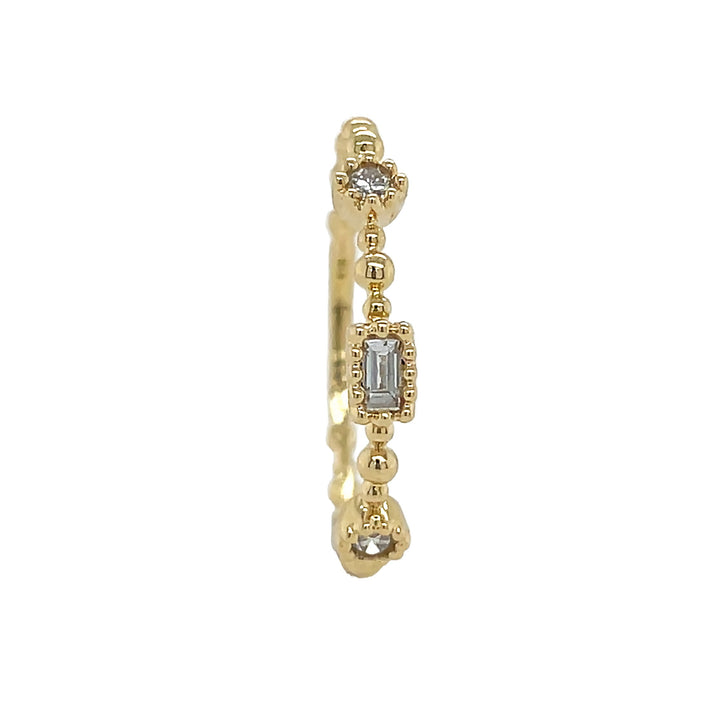 18kt Yellow Gold Diamond Band