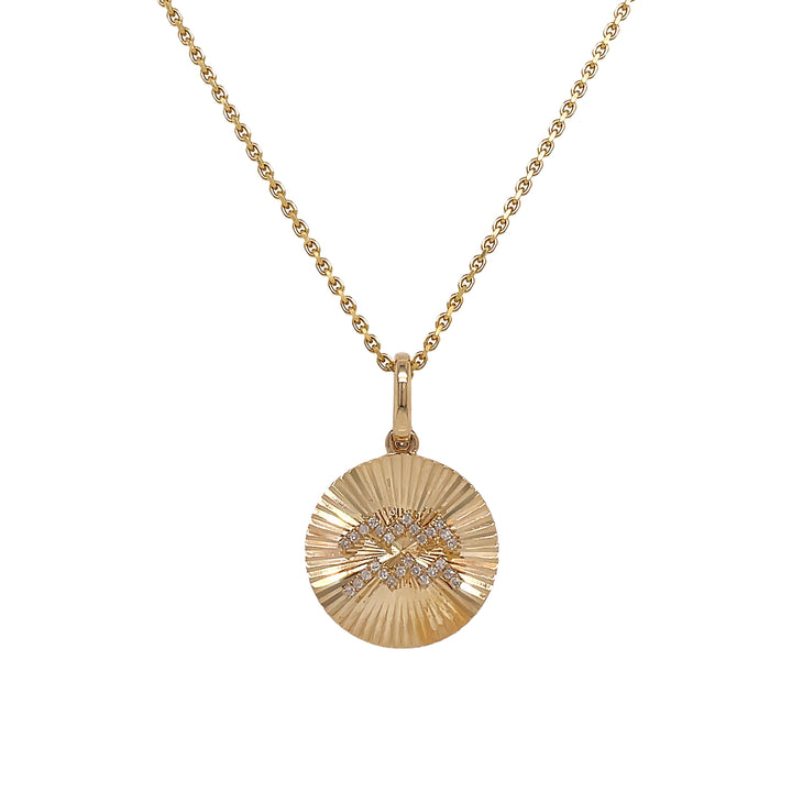 14kt Yellow Gold Diamond Pendant
