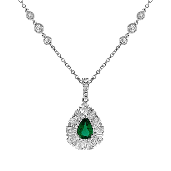 18kt White Gold Diamond Pendant