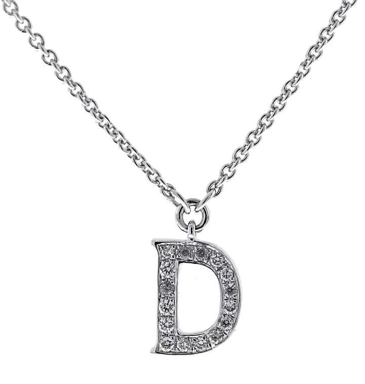 18kt White Gold Diamond Pendant