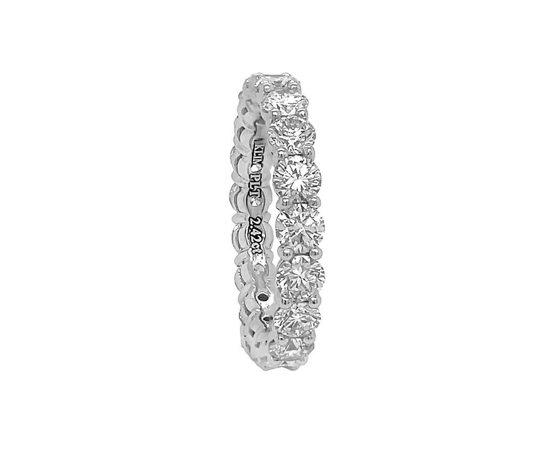 Platinum Diamond Eternity Band
