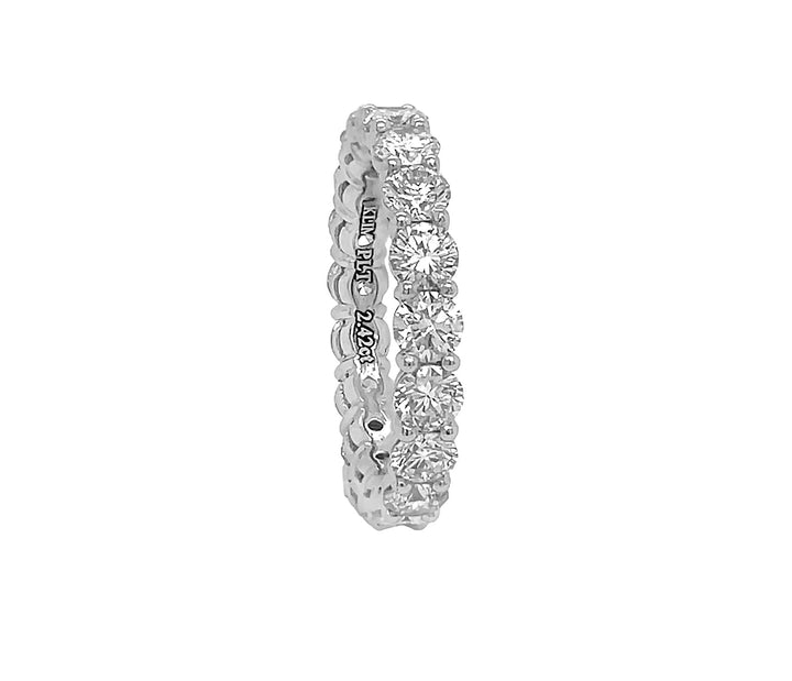 Platinum Diamond Eternity Band