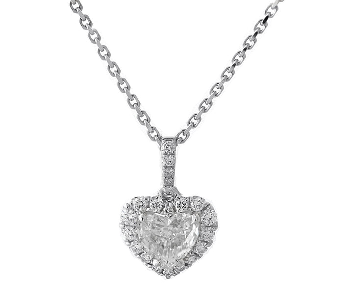 18kt White Gold Diamond Pendant