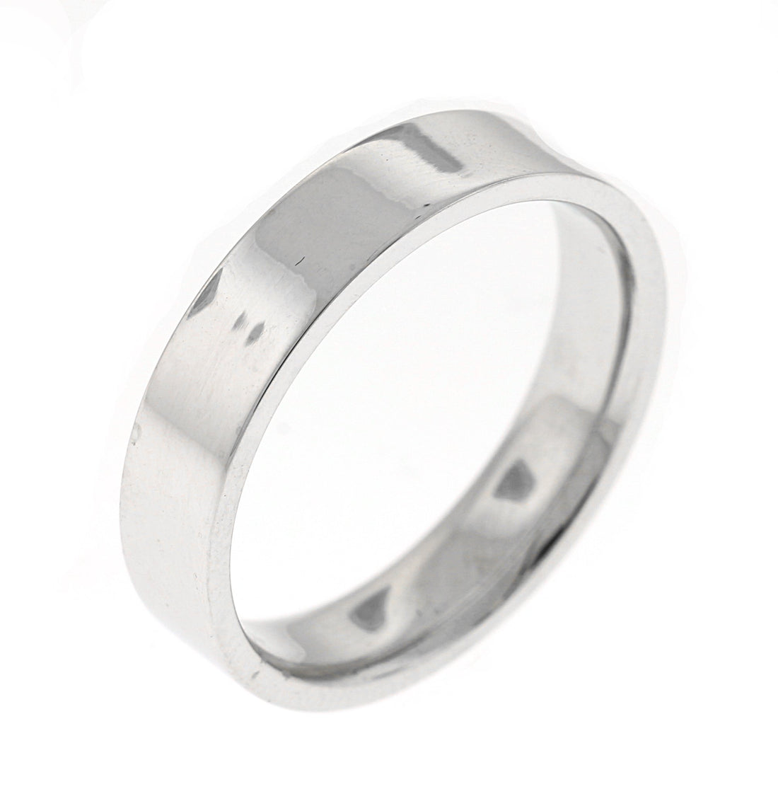 14kt White Gold Wedding Band
