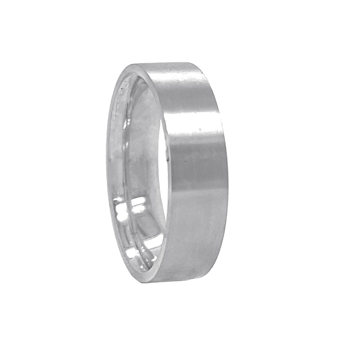 14kt White Gold Wedding Band