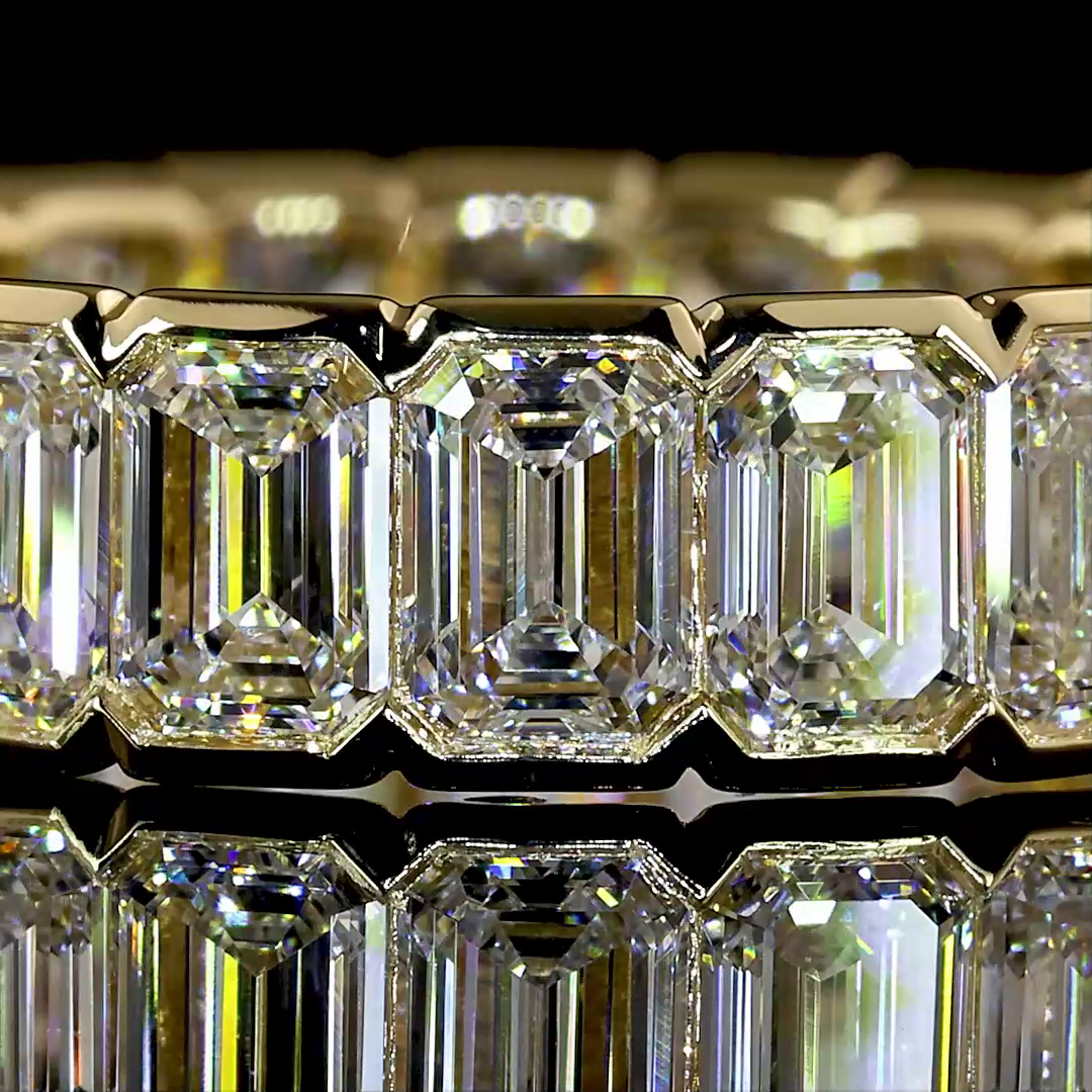 14kt Yellow Gold Lab Diamond Eternity Band