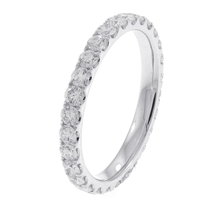 18kt White Gold Diamond Eternity Band