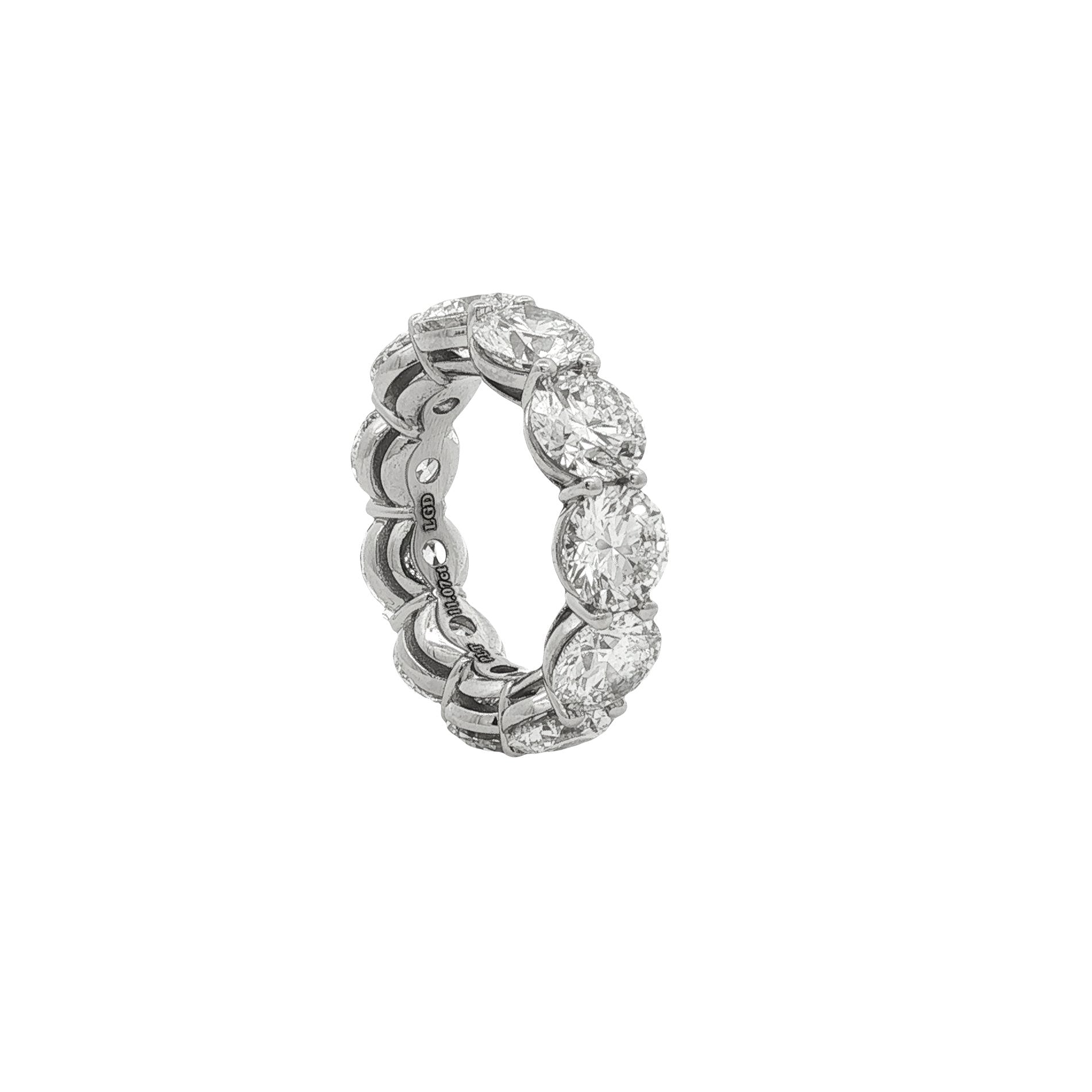 Platinum Lab Diamond Eternity Band