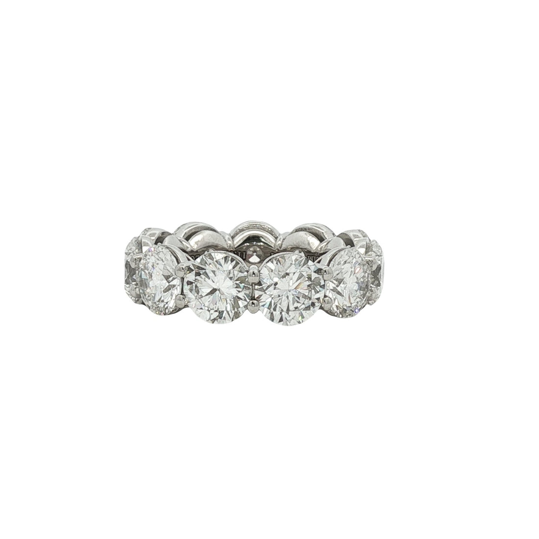 Platinum Lab Diamond Eternity Band