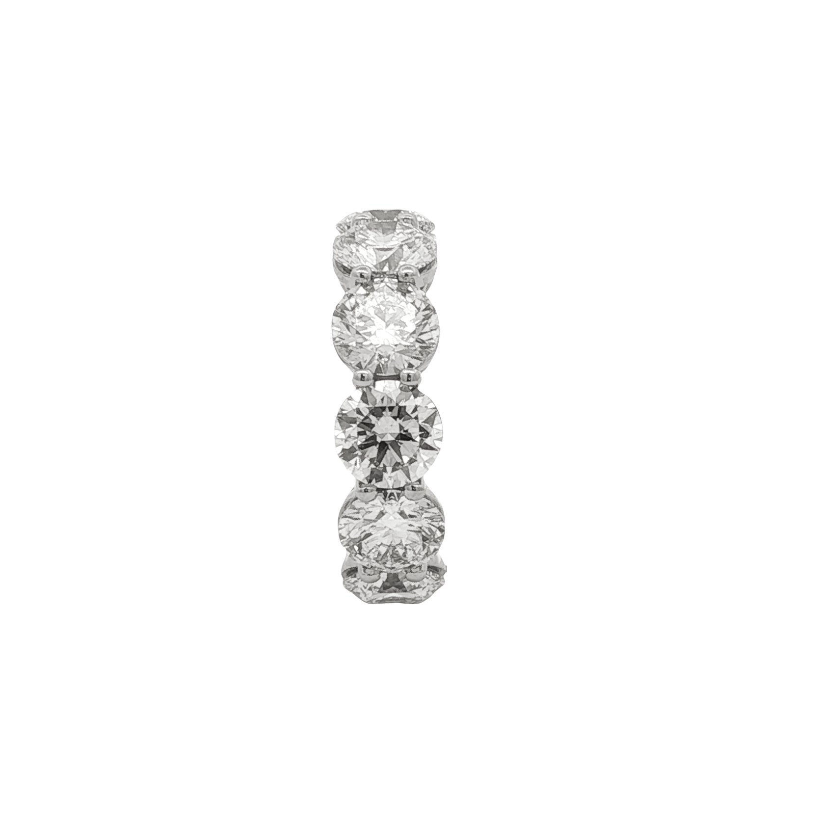 Platinum Lab Diamond Eternity Band