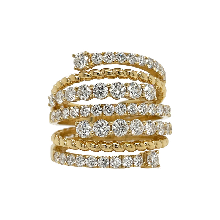 18kt Yellow Gold Diamond Ring