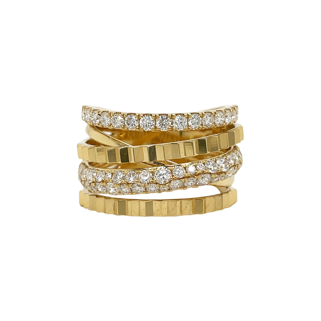 18kt Yellow Gold Diamond Ring