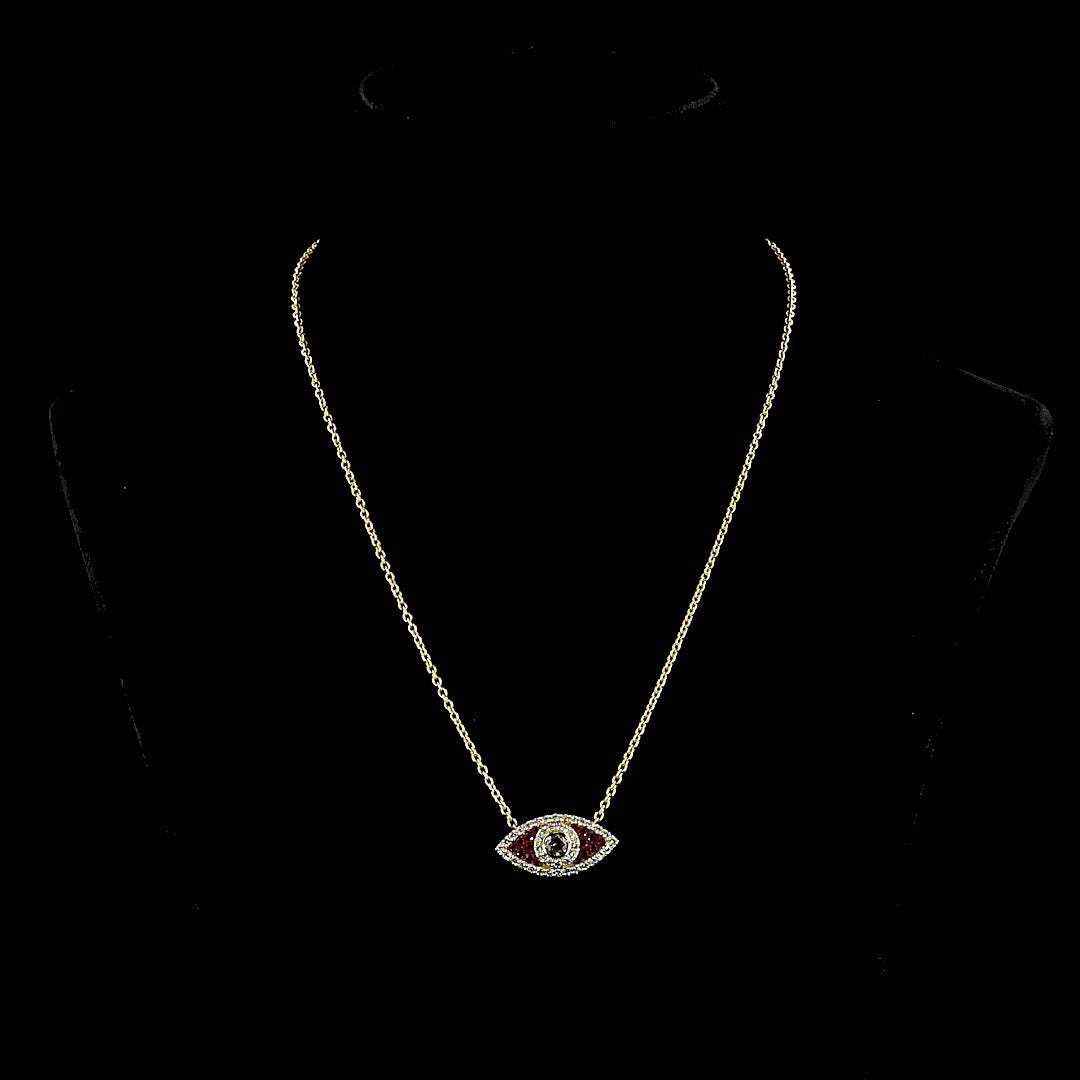14kt Yellow Gold Lab Diamond Pendant